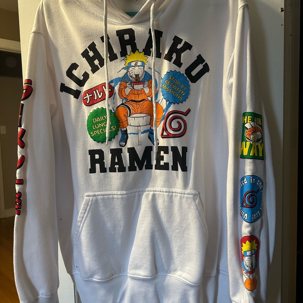 Ichiraku Ramen White Hoodie